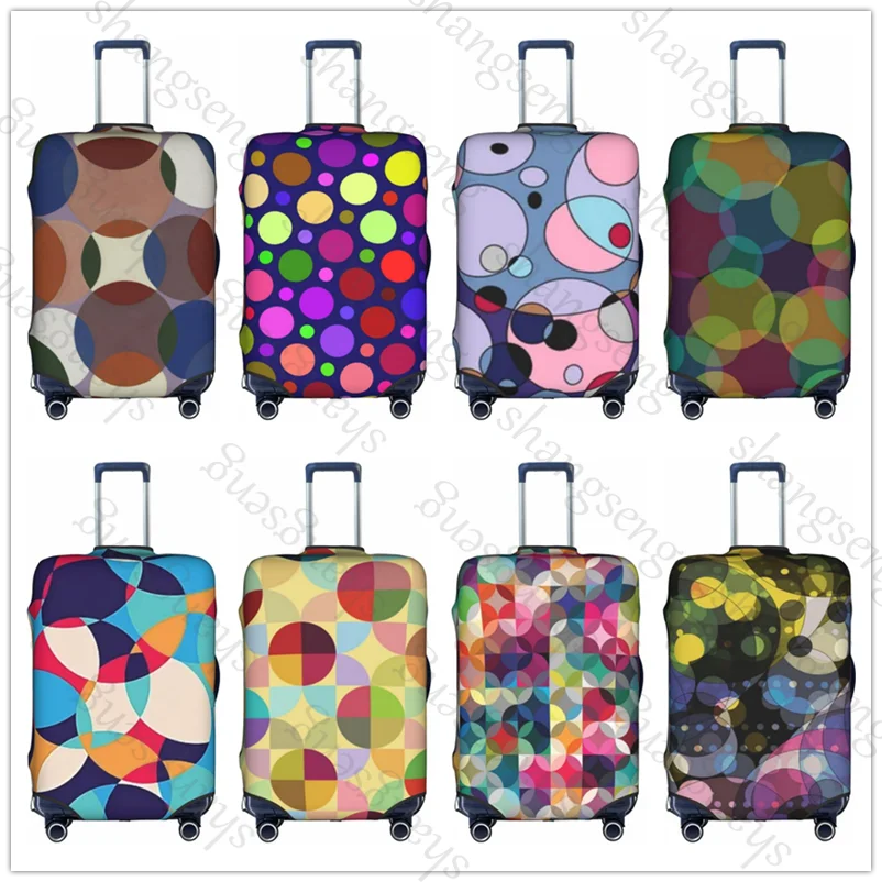 حقيبة واقية لحقيبة السفر منقطة بولكا بوينت، غطاء حماية مرن، غطاء أمتعة قابل للغسل، 18-32 بوصة #1