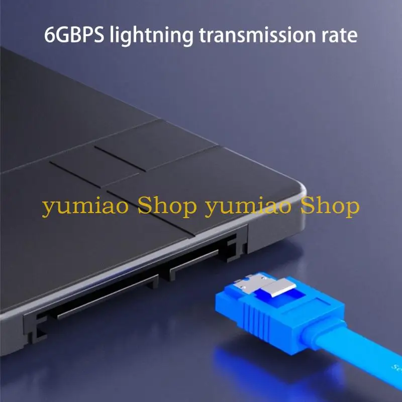 587B Heavy Duty SATA3.0 Data Cable Hard Disk 6Gbps Fast Data Transmission Cord Writer