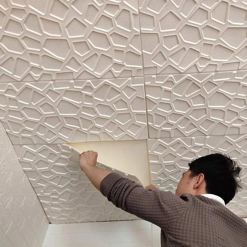 

35*35 см наклейки на стену, креативный простой 3D фон, настенные мягкие наклейки, мебель, украшение потолка, обои