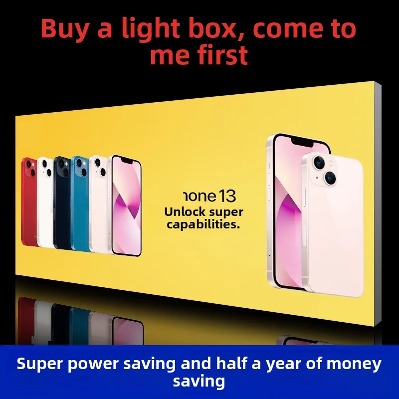 

Мягкая пленка, световой короб Kabu, ультратонкий индивидуальный знак на даху, светодиодный светящийся рекламный щит без рамки, настенный уличный