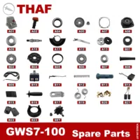 THAF Replacement Spare Parts Power Tools Parts Accessories For Bosch Angle Grinder GWS7-100 GWS7-115 GWS720 2