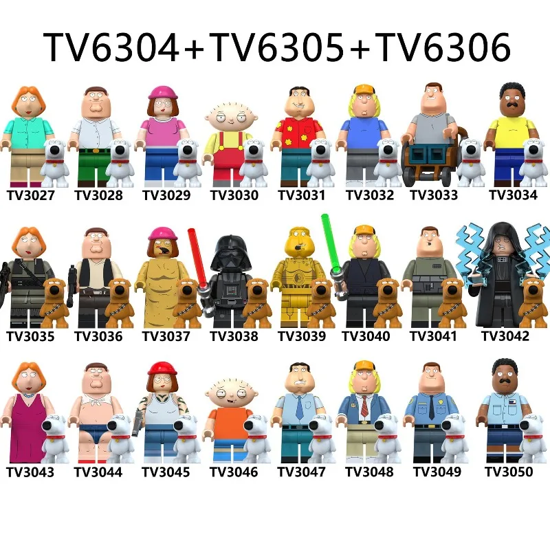 Bloques de construcción de juguete, casa de dibujos animados, muñeco humanoide, mini muñeco, juguetes para niños, regalos de cumpleaños interesantes, pequeños adornos lol