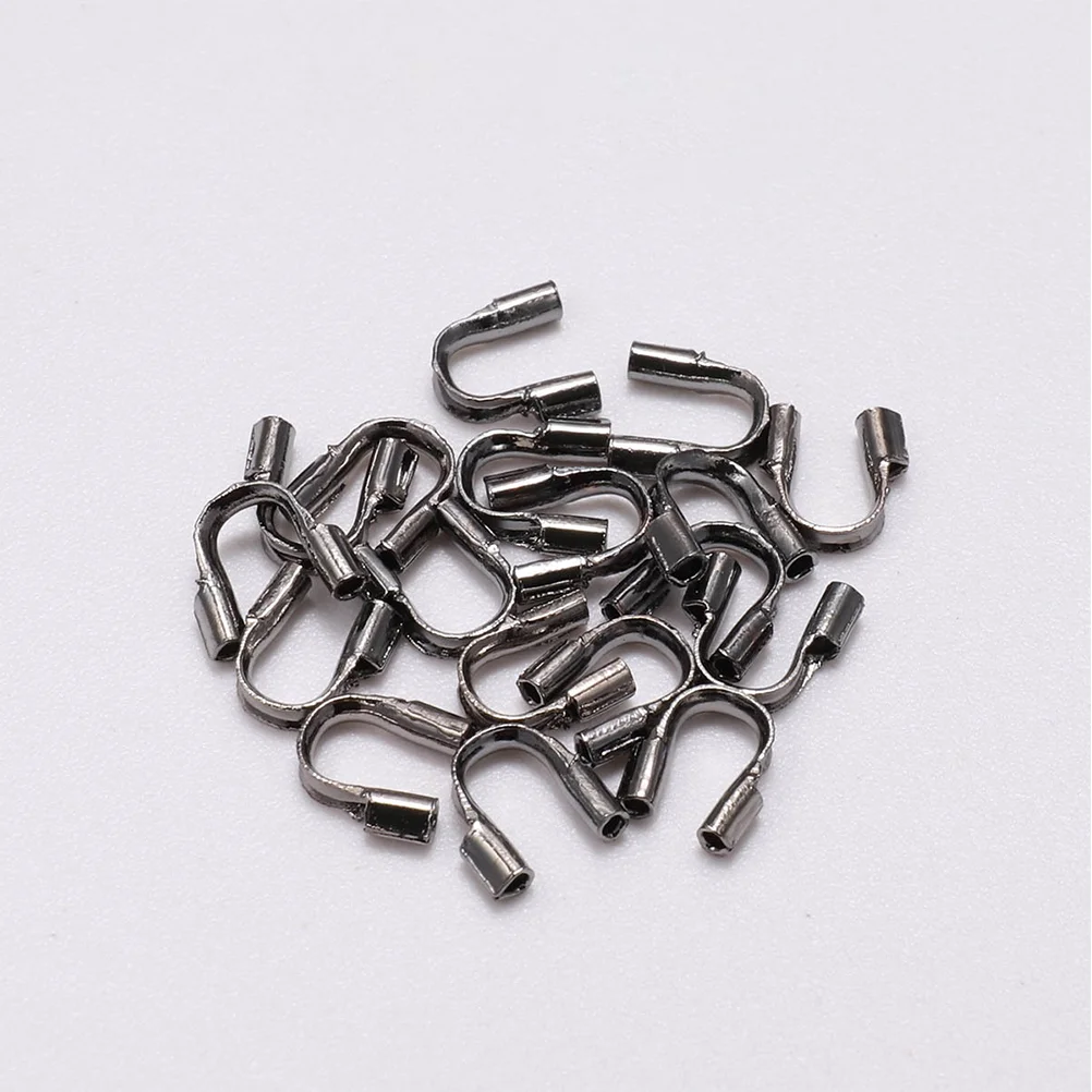 300 PCS The Wire DIY Jewelry Thread Guard Positioning Tube Back Style Fixing Making Parts Accessory