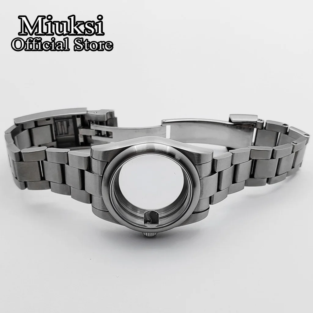 Miuksi 36mm/40mm Gebürstetes Uhrengehäuse Saphirglas Passend für NH35 NH36 ETA2824 2836 Miyota 8205 8215 PT5000 Mingzhu DG2813 Uhrwerk – Detail 7