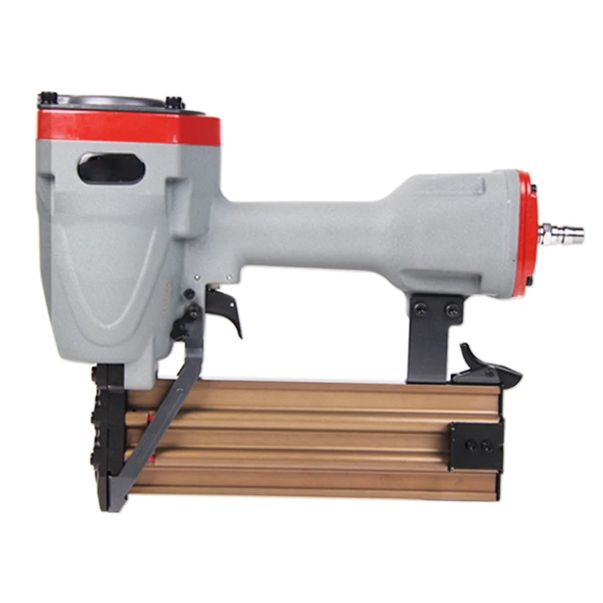 

ST64 Pneumatic Steel Nail Gun Construction Stapler Air Nail Gun Woodworking Decoration Ceiling Nail Pneumatic Tools Nail Gun