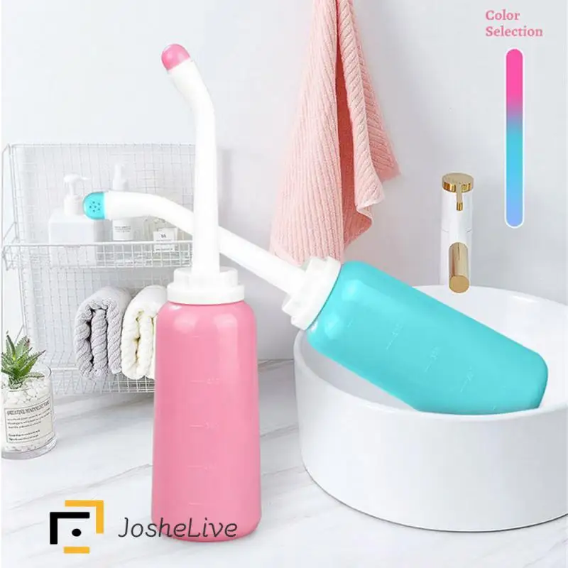 PULVERIZADOR DE bidé portátil para mujeres embarazadas, bidé de viaje de mano para limpieza de bebés, botella de lavado de agua, biberón para Baby Showers, 350/500ml