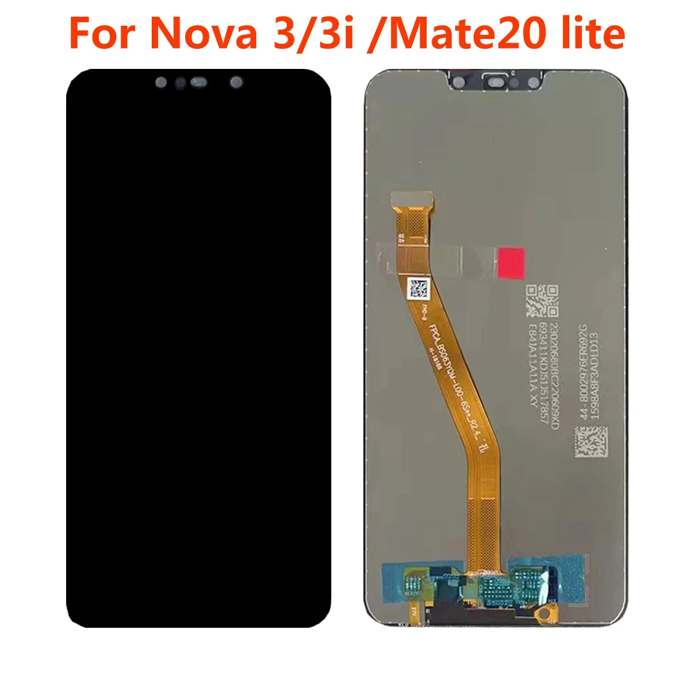 

For Huawei Nova 3 LCD PAR LX1 PAR-LX9 Nova 3i LCD INE-LX1 Mate 20 Lite LCD Display Touch Screen Digitizer Assembly Replacement