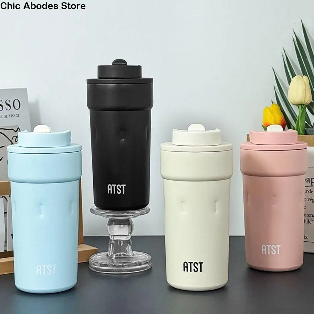 

Портативная изолированная чашка из нержавеющей стали, термокружка для кофе с вакуумной изоляцией, 600 мл, герметичная кофейная чашка, подарок