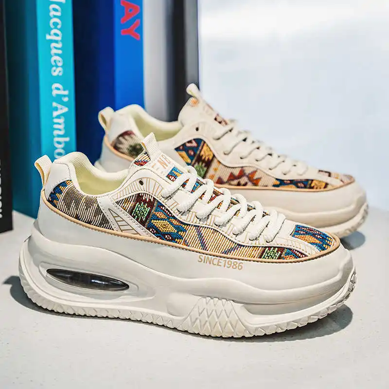 

Зимние мужские зеленые кроссовки на платформе, повседневные ботинки, весенние кроссовки, спортивные дропшиппинг, 2025 г, цена Sapateni, Прямая поставка, стиль