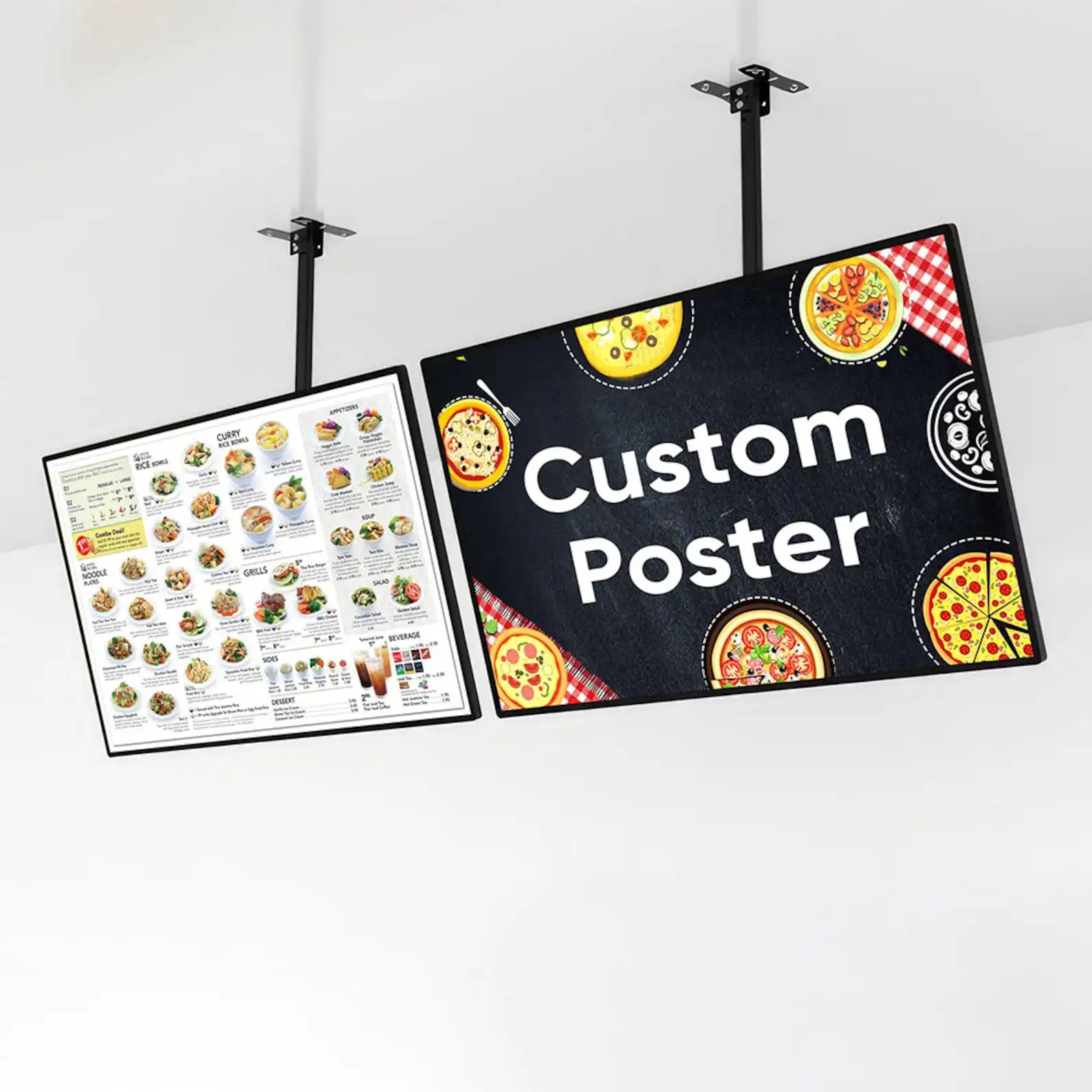 LED snap frame slim advertise light box bar restaurant advertising wall mount backlit menu board