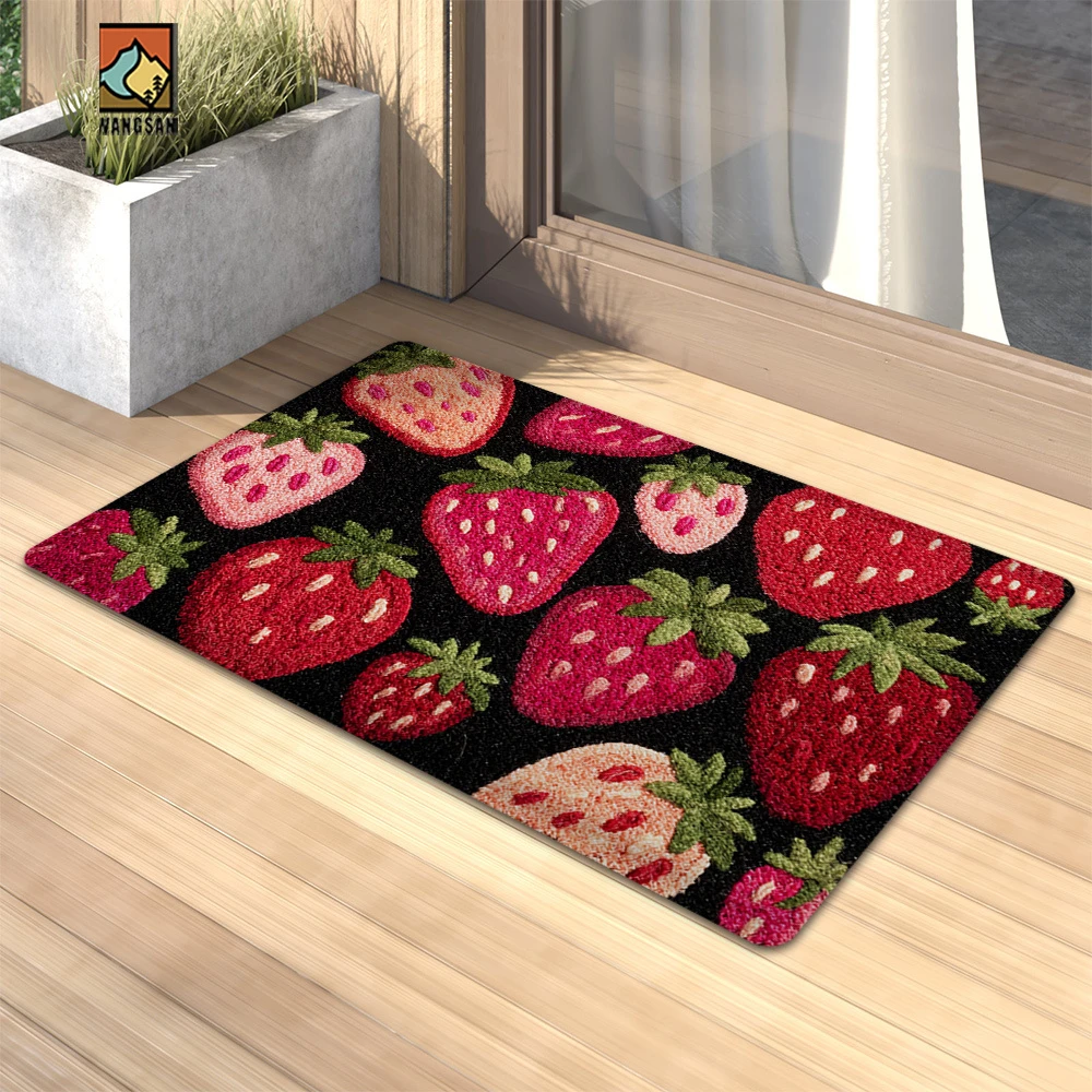 VIKAMA Rubber Scrape Doormat Heavy Duty Non Slip Entrance Mat for Outdoor Front Door Porch Garage Home Decor