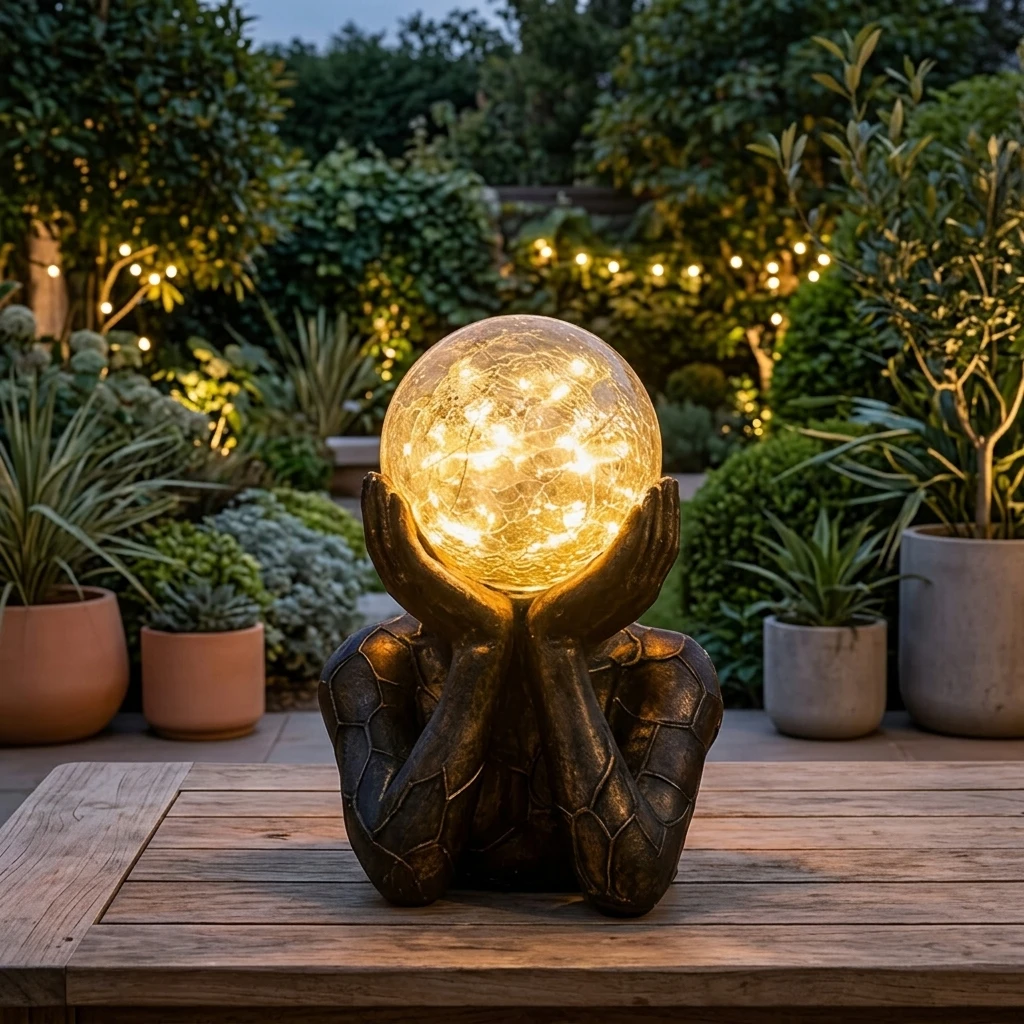 solar-powered-resin-garden-decor-sphere-with-led-light-for-outdoor-use