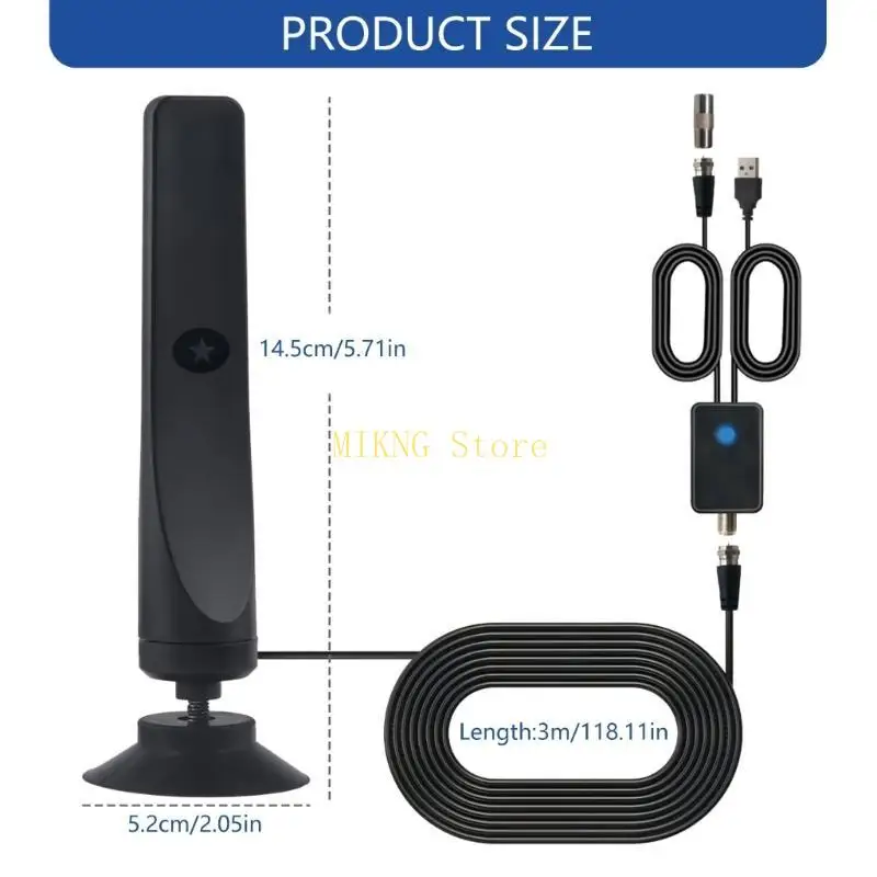 Eenvoudige setups indoor HDTV -antennes met krachtige signaalboosters coaxkabel verkoop