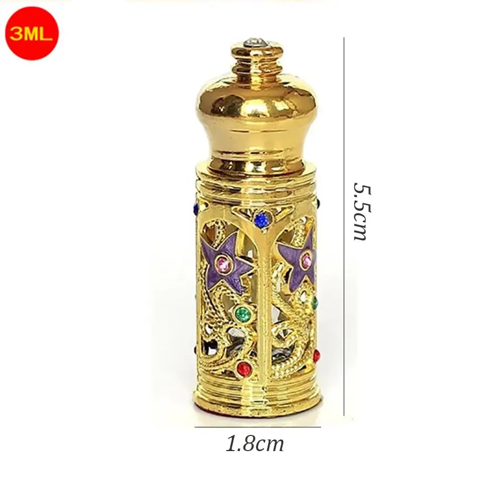 Refillable Dropper Bottle High-quality Empty Portable Perfume Bottle 3ML Essential Oil Bottle