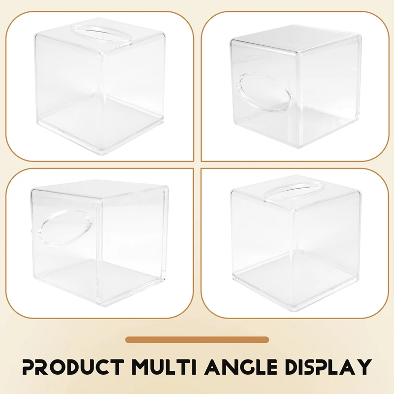 透明アクリルティッシュボックスホルダー,カバー付き,フェイスディスペンサー,カウンタートップボックス,透明プラスチックドライヤー