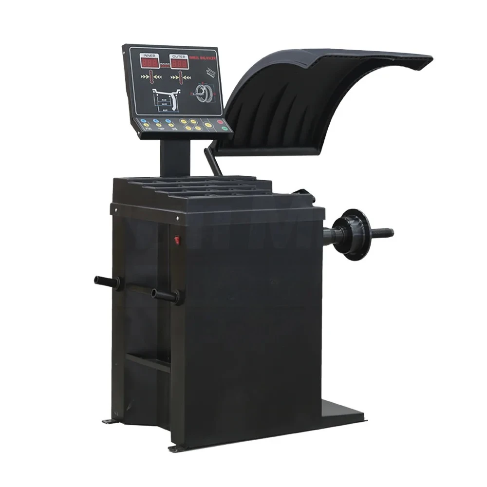 B657 High Quality Car And Motorcycle Wheel Balancer Factory Price Easy Operation Wheel Alignment Machine