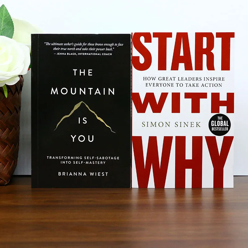 

《The Mountain is You》+《Start With Why》A Dual-Effect Set for Self-Improvers Leaders Ideal for Chrismas gifts Classic reading