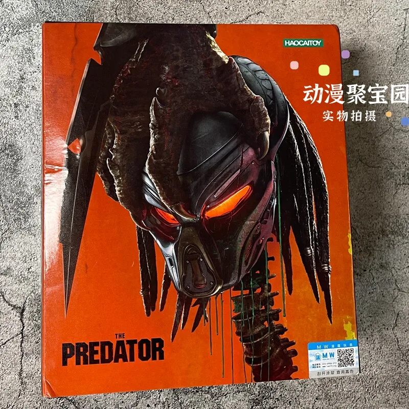 

Коллекционная подвижная фигурка Хищника в стиле Q от HAOCATTOY с маской инопланетного пса для любителей аниме