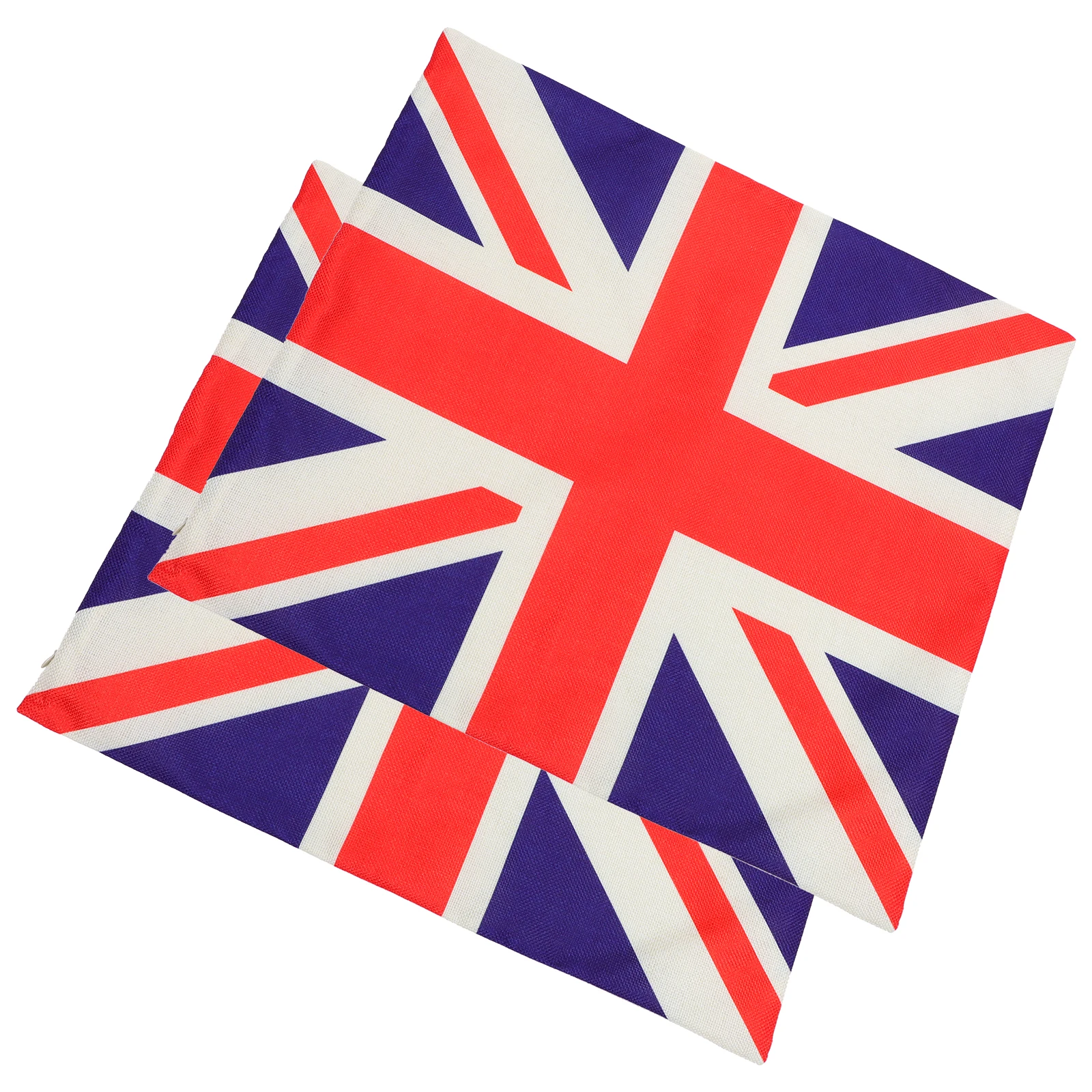 

2pcs Decorative Flag Pattern Fabric Throw Luxury Home Sofa Bedroom Couch Bed Textile Flag Pattern Pillow Case Set