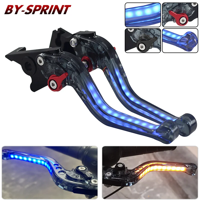 For BMW K1200R/SPORT K1200S 04-08 K1300R K1300S 09-16 Motorcycle Adjustable Always-on Signal Turn Light Brake Clutch lever