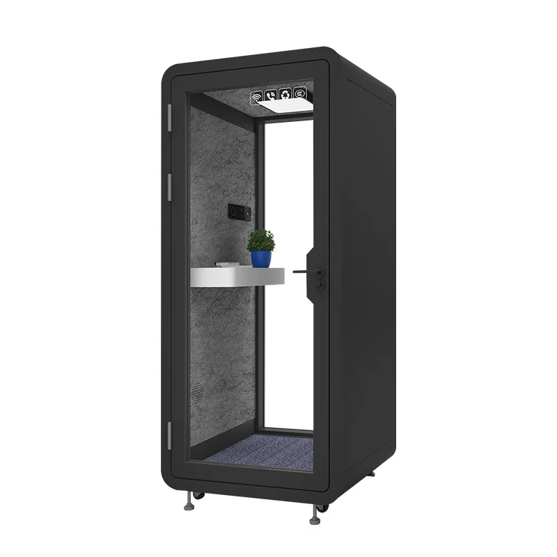 YJQ phone booth silent cabin indoor recording studio live broadcast learning musical instrument practice soundproof room