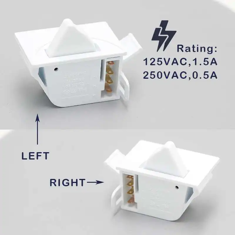 HC-056K.9 1.5A 0.5A 250V Koelkast Onderdelen Deur Licht 4 Pin Schakelaar Voor Whirlpool