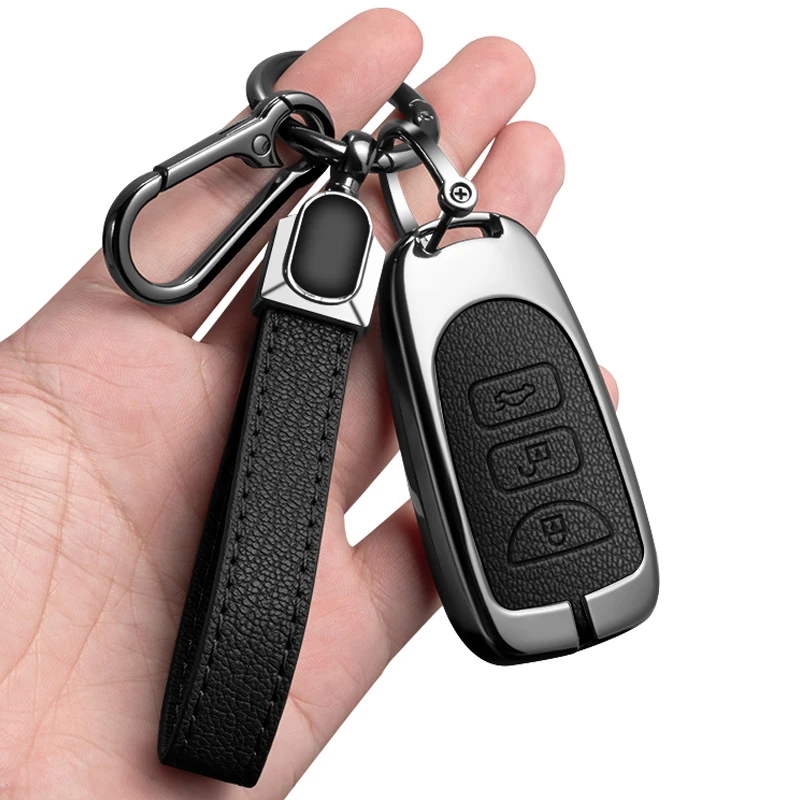 

2/3 Buttons Car Key Case Cover Shell Fob for Hyundai for Kia Tucson Sonata Santa FE Carens Elantra 2006 2007 2008-2011 Key Bag