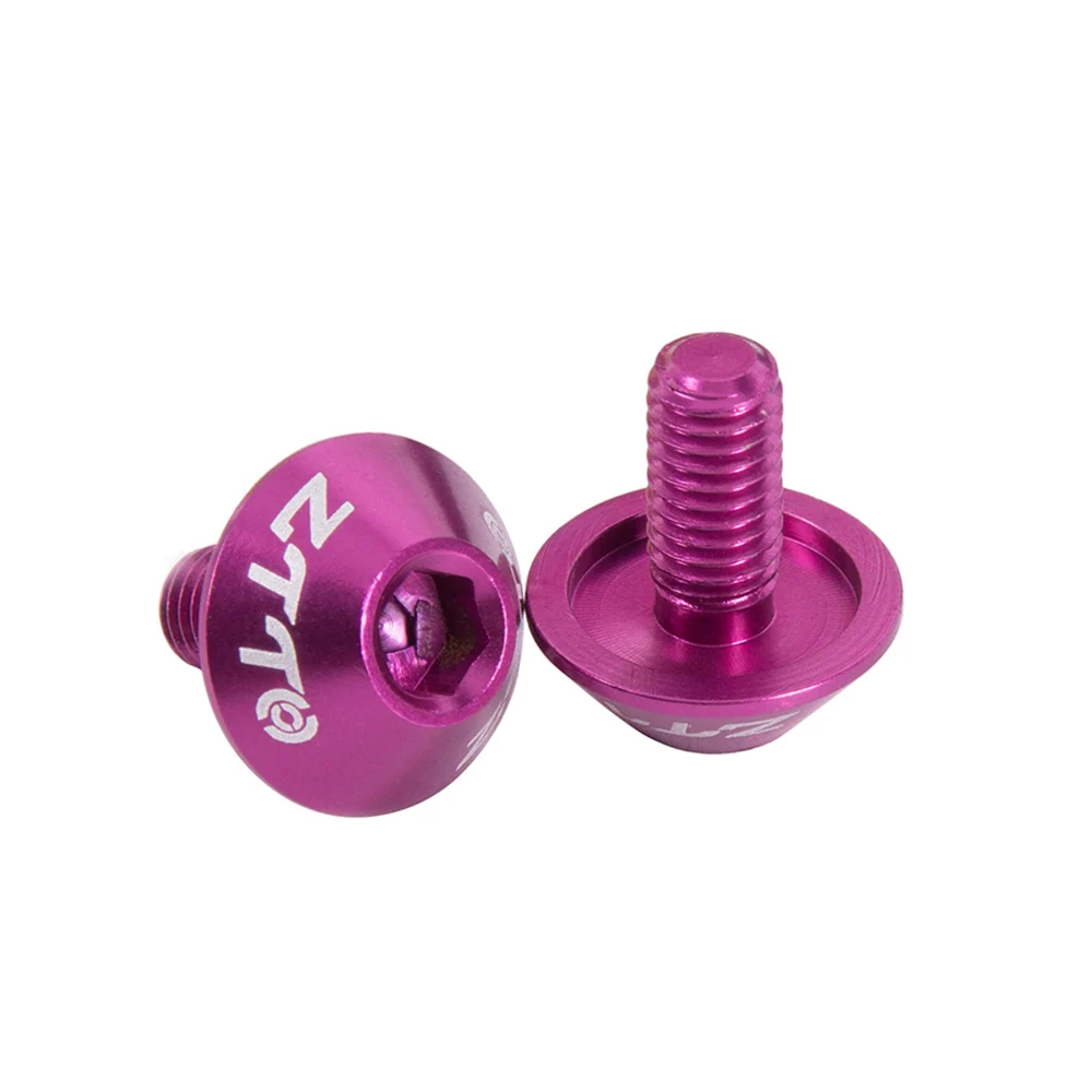 ZTTO Aluminiumlegierung M5x10mm Schraube Schwarz Rot Lila Gold Grün M5 Bolzen Fahrrad Flaschenhalter Ultraleichte Innensechskantschrauben – Detail 9