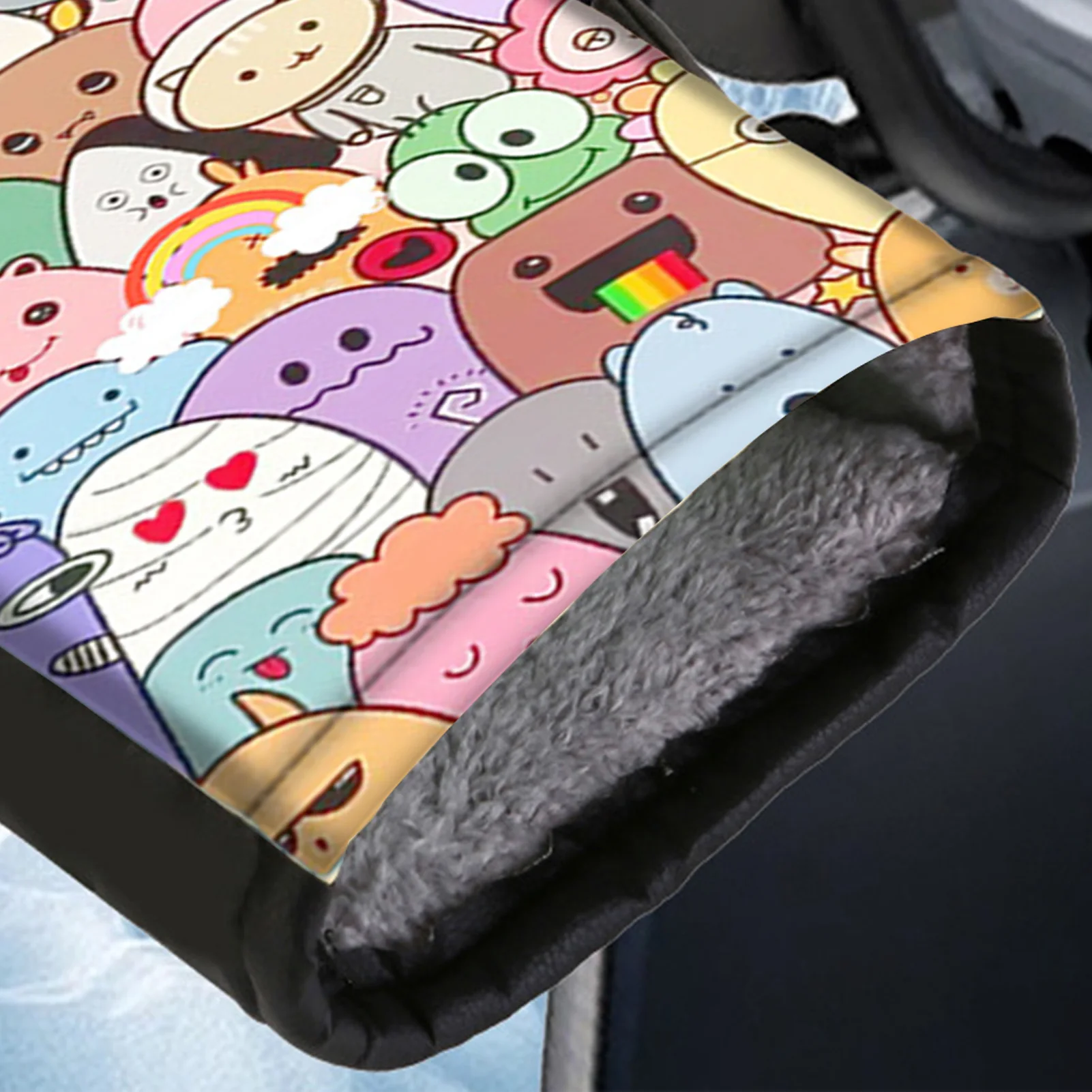 1 Pasang Penutup Stang Sepeda Listrik Musim Dingin Berlapis Bulu Tebal Tahan Air Tahan Angin Universal Penutup Stang Sepeda Motor