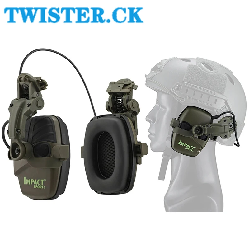 New Electronic Ear Protection Headset Noise Reduction Hearing Protection Earmuffs Foldable Ear Protection Headset For Training