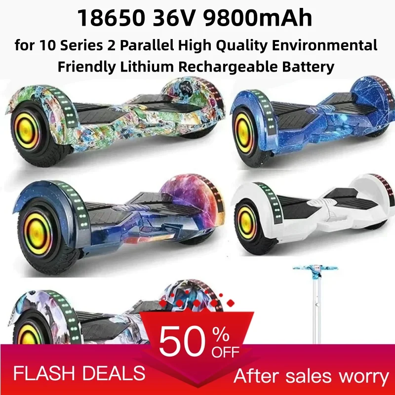 18650 36V 9800mAh for 10 Series 2 Parallel High Quality Environmental Friendly Lithium Rechargeable Battery