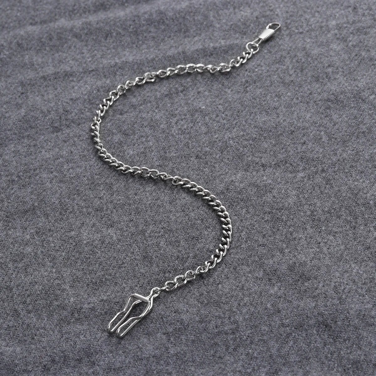 Silver Plated Pocket Heavy Duty Lobster Claw Sturdy Construction Shiny Perfect for Pocket Watch Users Key Chain