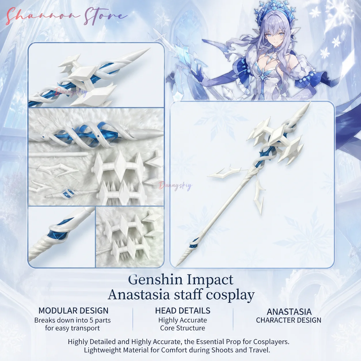 Cosplay Prop Filler - ​ ​ Accessoire de cosplay Anastasia