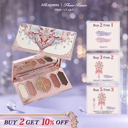 Flower Knows Butterfly Cloud Collar Collection Embossed Six-Color Makeup Palette spreadable Suitable for daily use 6.5g
