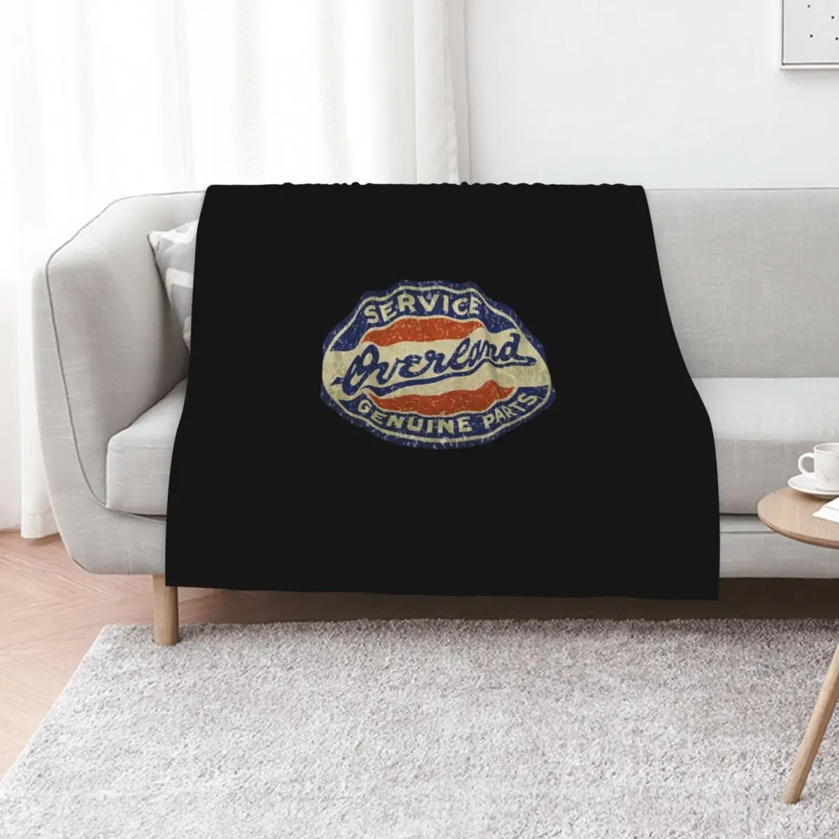 Willys Overland Service sign Throw Blanket Shaggy Cute Plaid Softest Quilt Summer Blankets For Sofas Blankets
