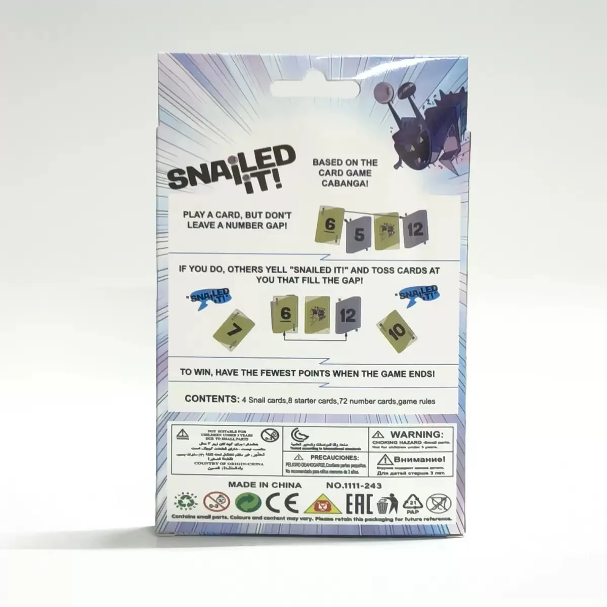 Snailed it Board game cards parent-child interaction family gathering game card