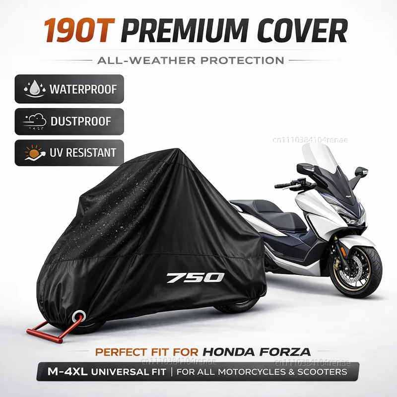

For Honda X-ADV 750 XADV750 Forza 750 Forza750 190T Scooter Cover Waterproof Dustproof UV Protection All Season