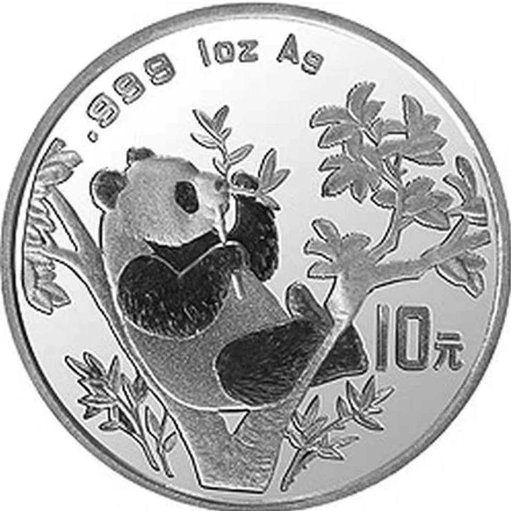 Imagem -03 - China Panda Moeda de Prata Real Original 1oz Ag.999 Prata Comemorativa Mundo Coletar Moedas 10 Yuan Presentes do Ano Novo 1987 2006