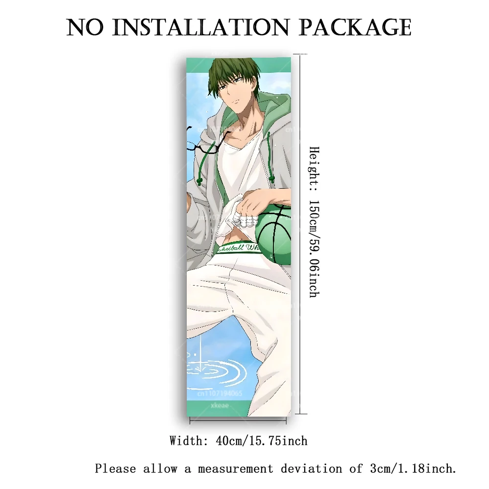 Kuroko No Basuke Midorima Tapestry, Casual Basketball Style Print, Long Vertical Wall Art