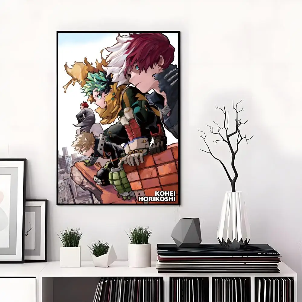 M-My Hero Academia Poster Hochauflösende Poster-Aufkleber, geeignet für Schlafzimmer, Wohnzimmer, Heimdekoration – Detail 8
