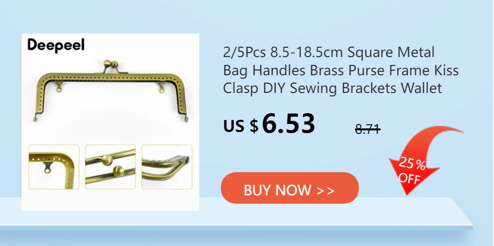 1/2/5/10Pcs 85mm Embossed Metal Purse Frame Mini Coin Bags Handle Handmade Wallet Kiss Clasp DIY Sewing Brackets Bag Accessories