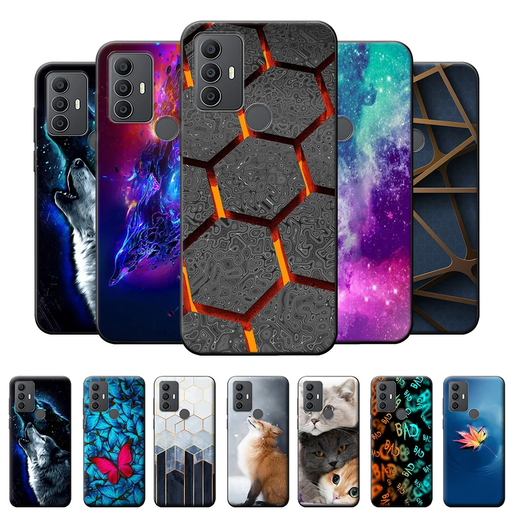 For TCL 30 SE Case TCL 305 306 Soft Silicone TPU Protective Back Cover for TCL 305 306 Phone Case 30E Funda for TCL30SE