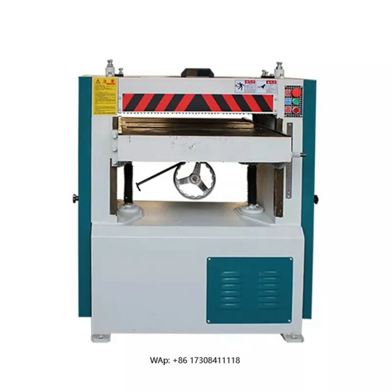 Automatic high-speed heavy-duty wood thickness planer wide hardwood single-sided double-sided press planer