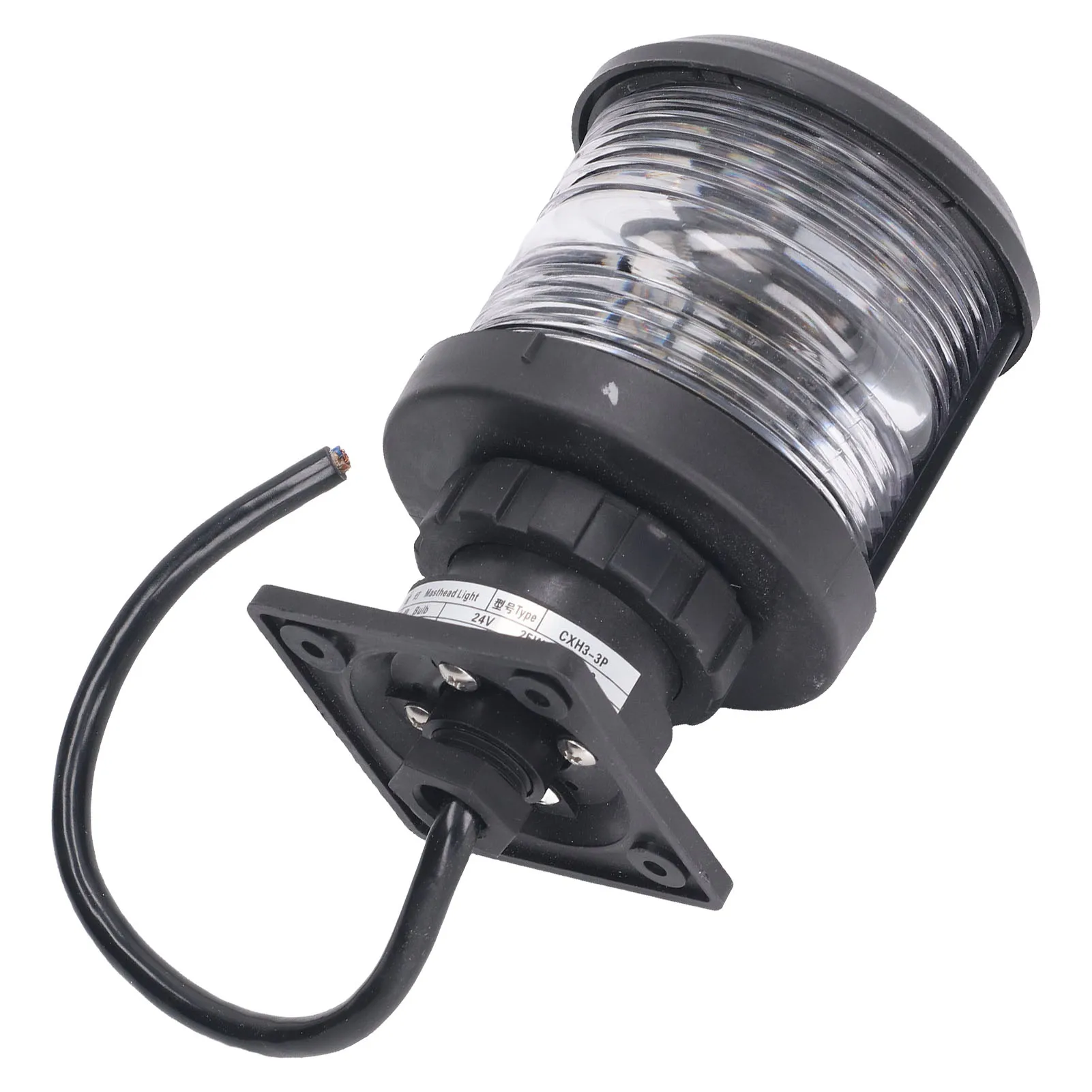 25W LED Marine Navigation Bootslicht 2n.m Sichtbarkeit Allround IP56 Wasserdichte Masthead Decklampe Marine LED Masthead Licht
