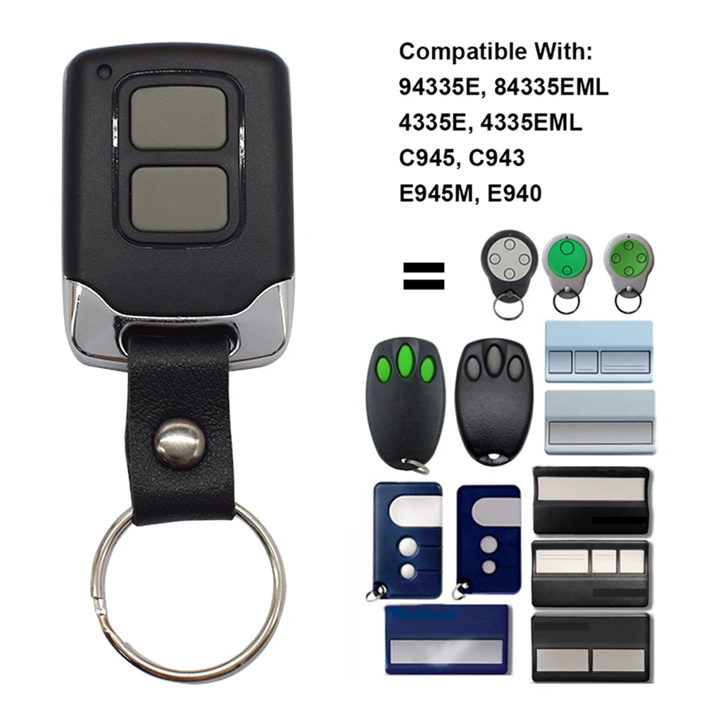 Universal Gate Remote Control Garage Door Commands 433.92mhz 94335E 84335EML 1A5639-7 Merlin C945 C940 C943 CM842 TX4UNIS TX2REV