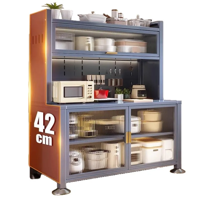 Kitchen shelves, side lockers, floor-to-ceiling multi-layer ovens,pots, electrical appliances, multi-functional storage cabinets