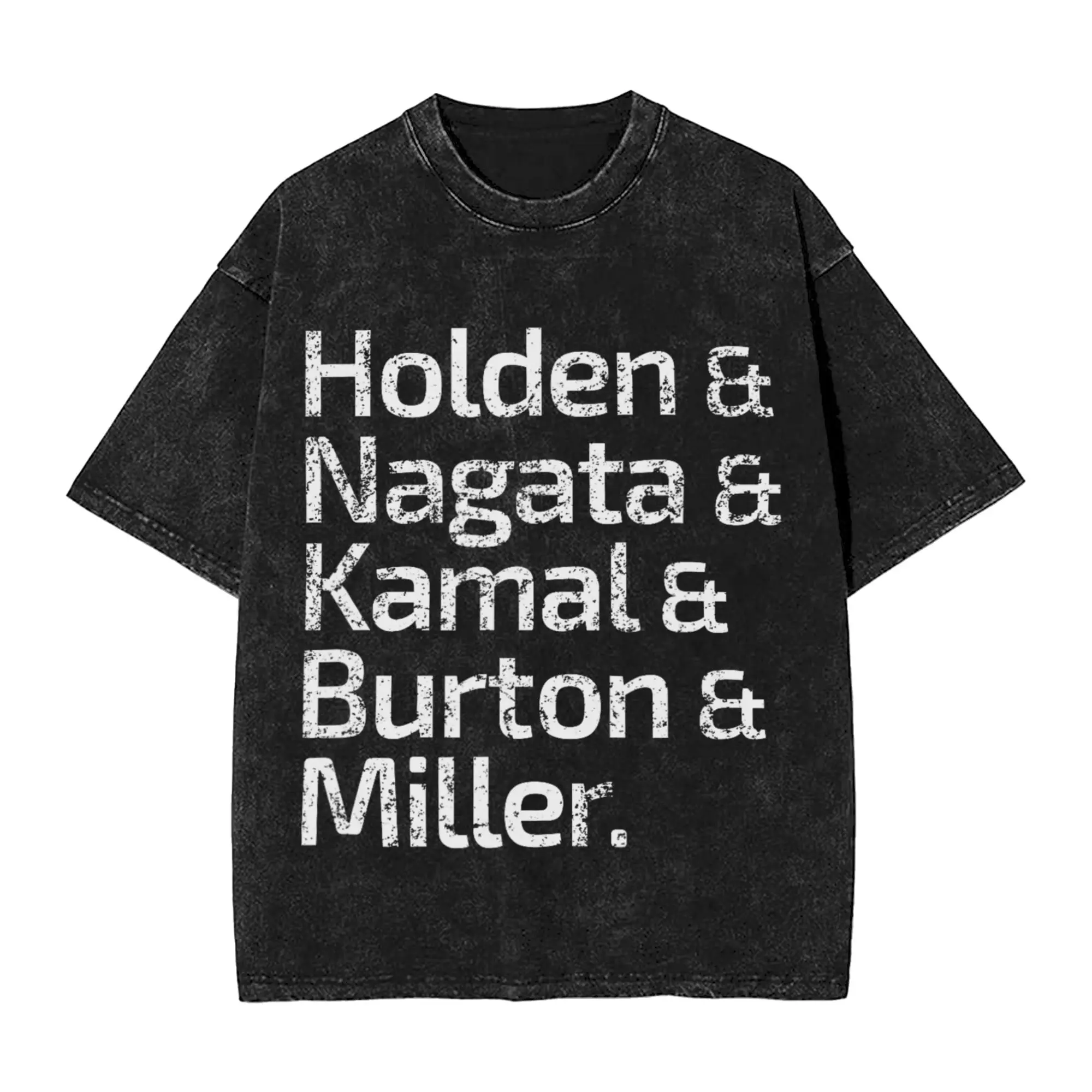 Men Women's T Shirt The Expanse   Washed T Shirts Harajuku  Summer Tee Shirt Streetwear Simple Cotton Tops Gift