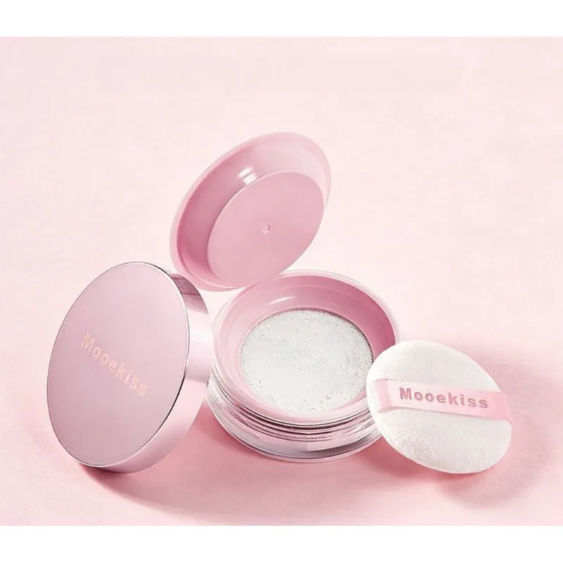 Mooekiss Loose Powder Oil-control Powder Compact Sets Long-lasting, Matte, And Oily Skin