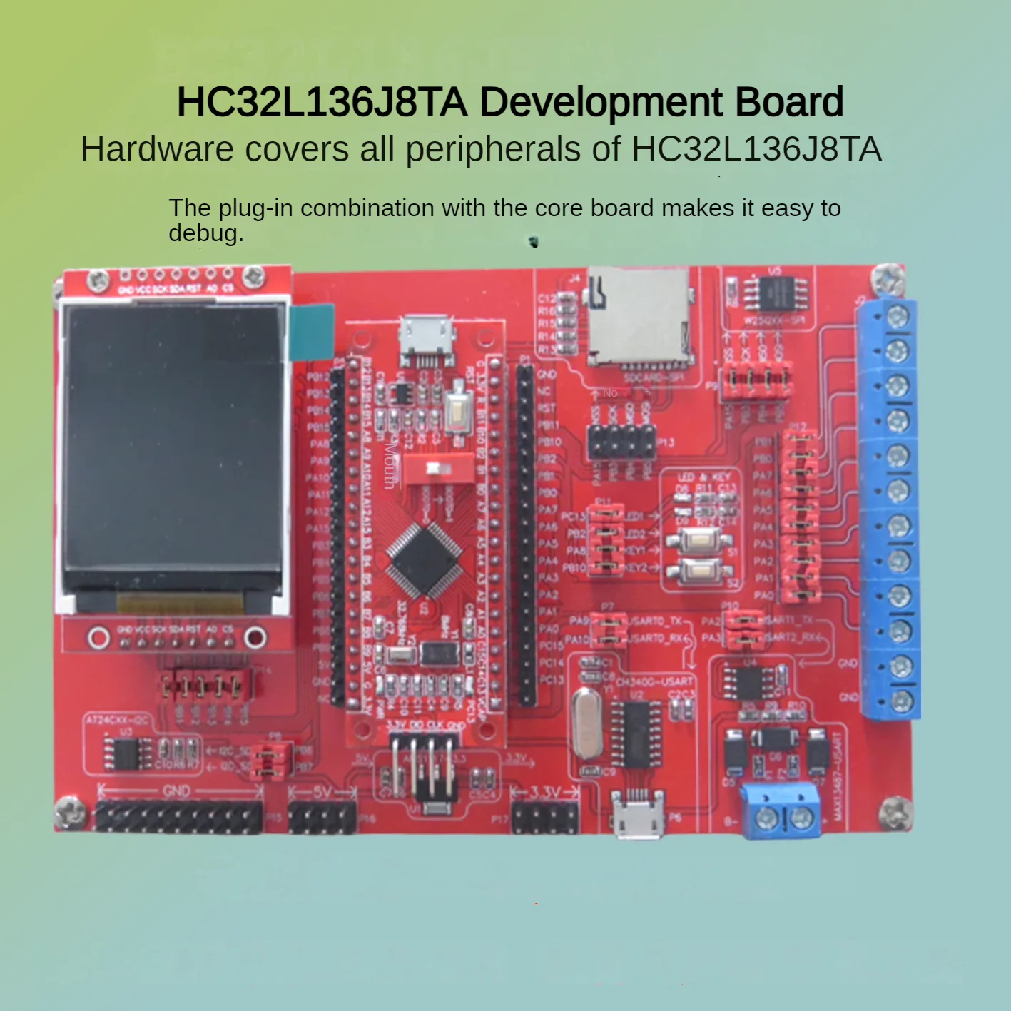 HC32L136J8TA Development Board STM32 Core L051 Evaluation Minimum System C8T6 Routine