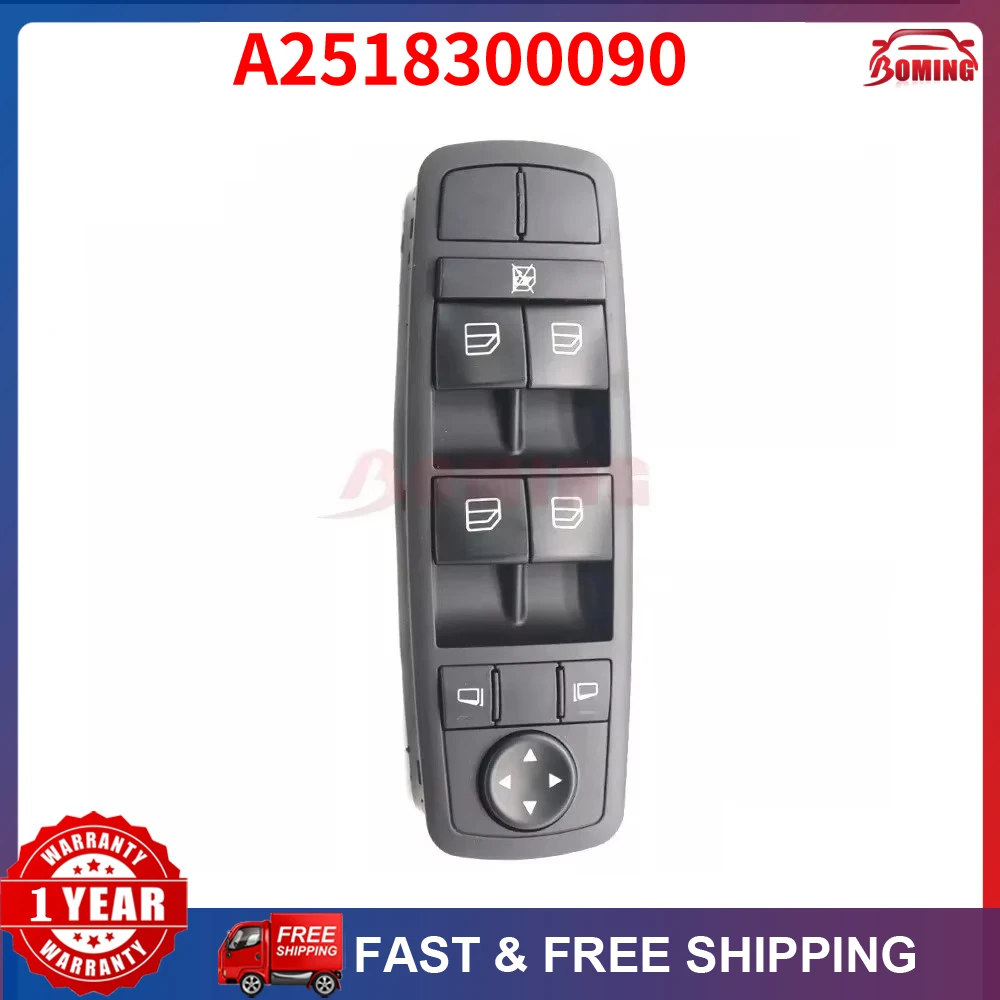 A2518200110 A2518300090 Electric Master Power Window Control Switches For Mercedes-Benz R350 ML350 2006-2012